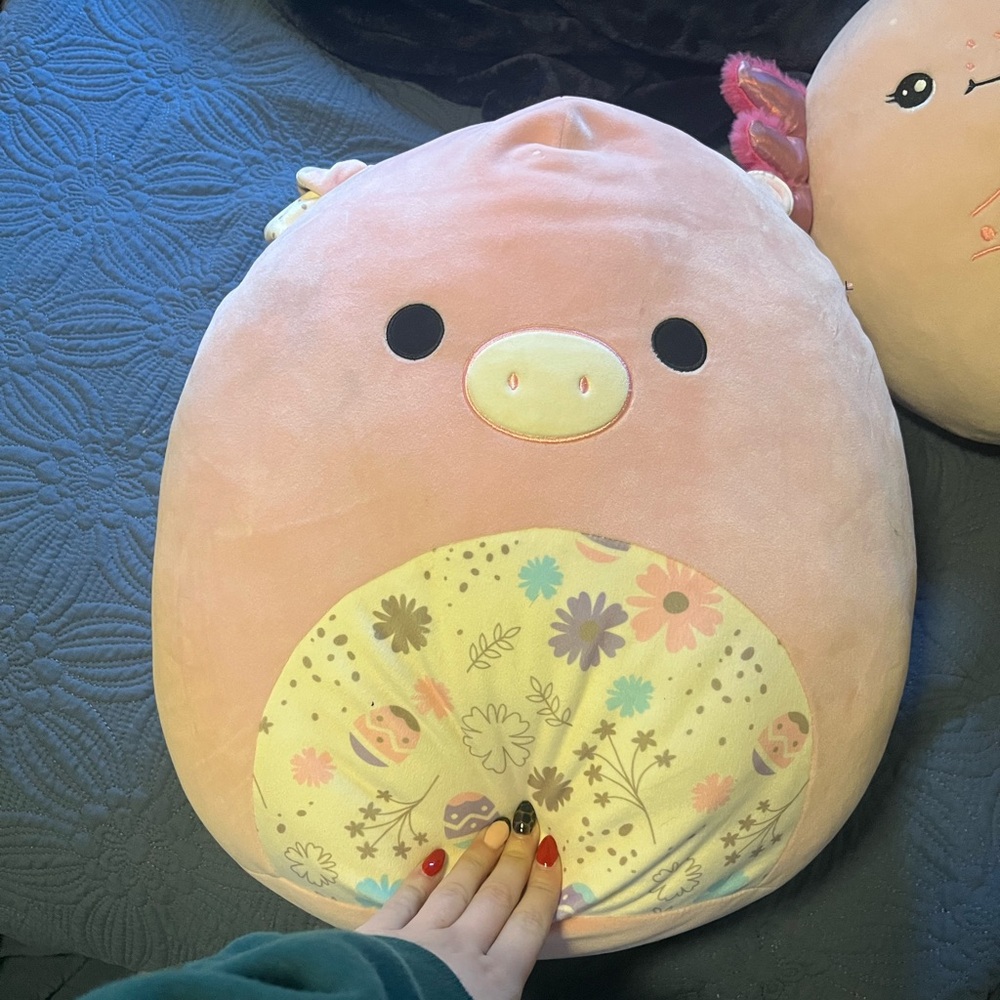 Squishmallows Pink Plush Bear